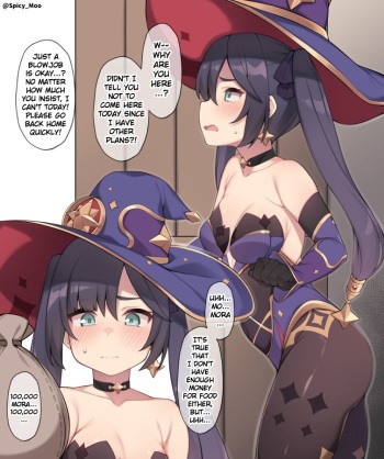 [Moo] Mona-chan ni Aenai Riyuu (Mousou) (Genshin Impact) [English] [Complete] cover