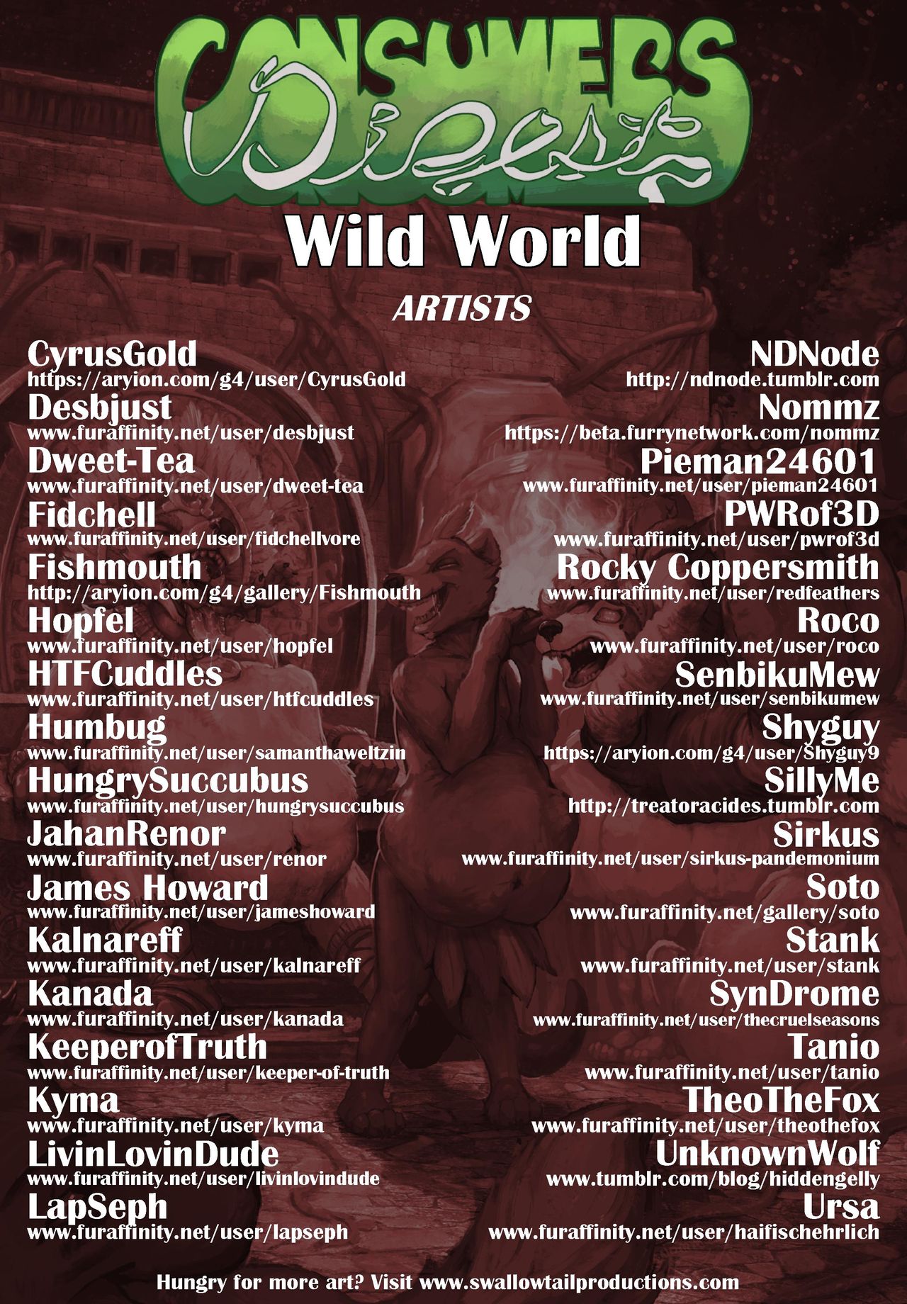 Consumers Digest: Volume 3 - Wild World page 3 full