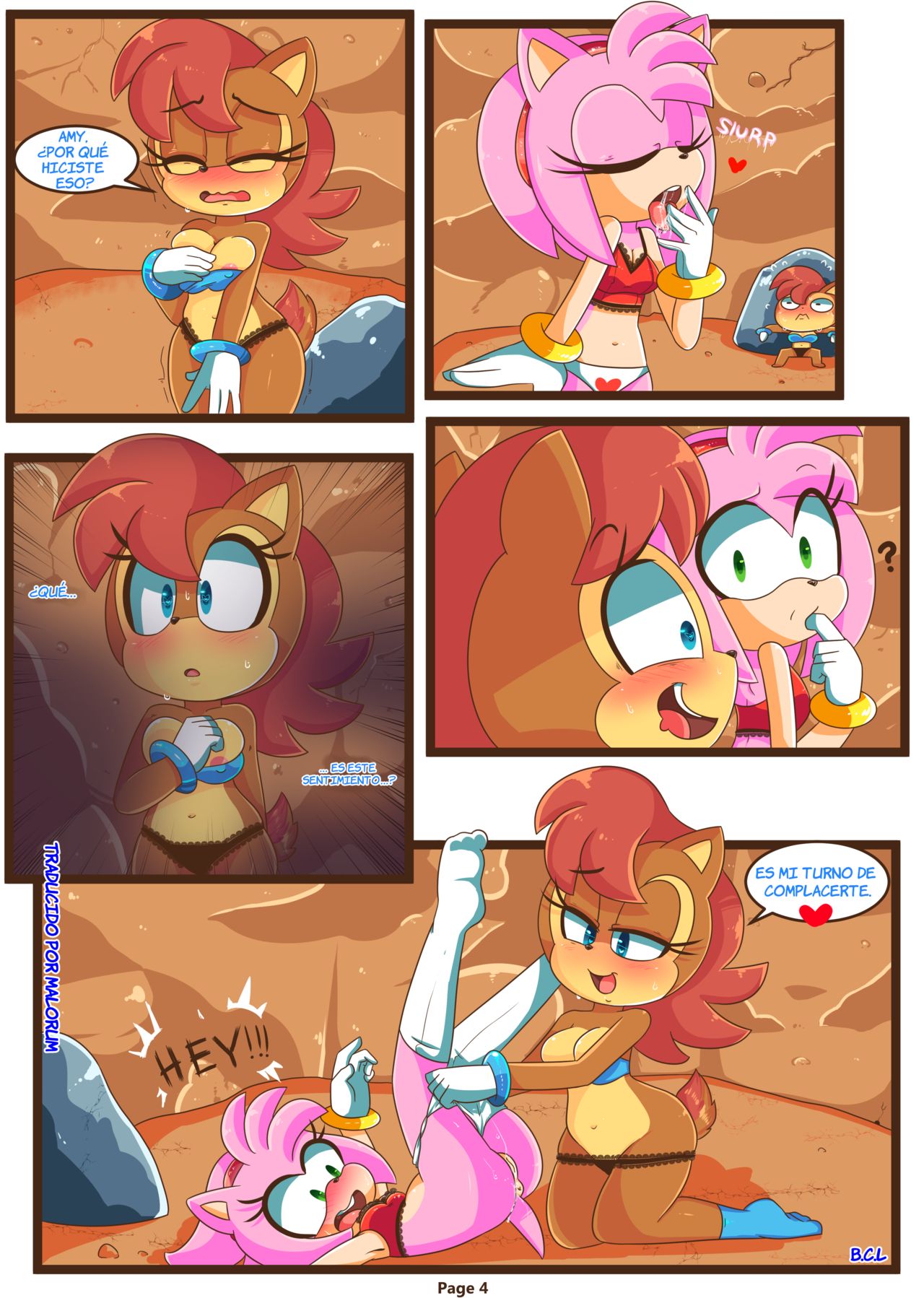 Sally & Amy in The Forbidden fruit | En La Fruta Prohibida page 5 full