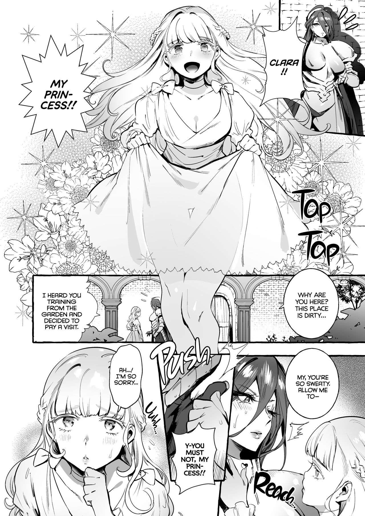 Ochinpo Onna Knight to Shojo Hime | Lady Cock Knight and Her Princess page 3 full