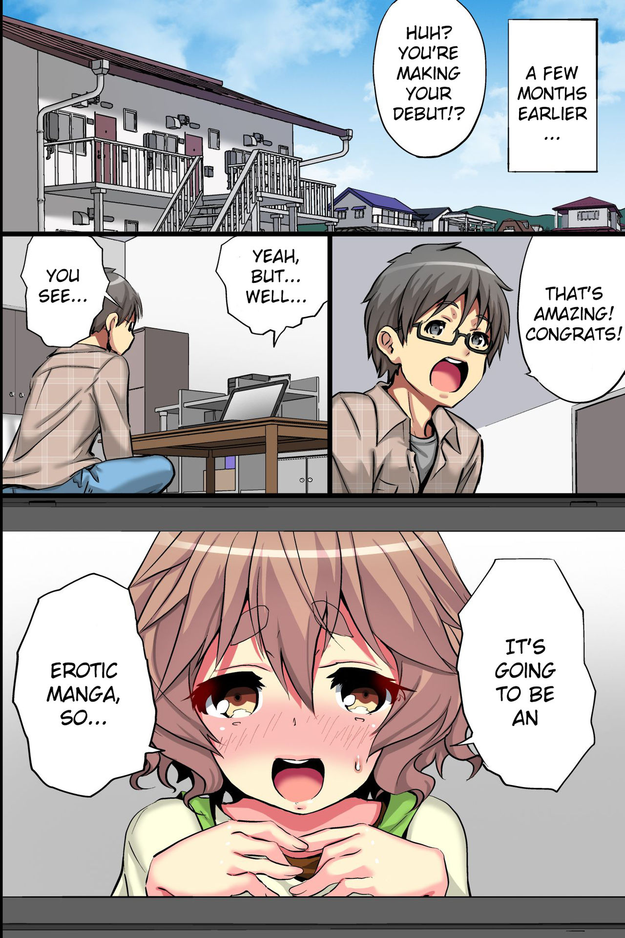 Ore no Shiranai Kanojo. Shojo no Ero Mangaka ga Micchaku Shuzai de Onna ni Mezameta Hanashi | My Girlfriend's Secret: A Story About a Virgin Ero Mangaka Who Awakens to Womanhood by Doing Reference Material Research for Her Work  friggo page 7 full