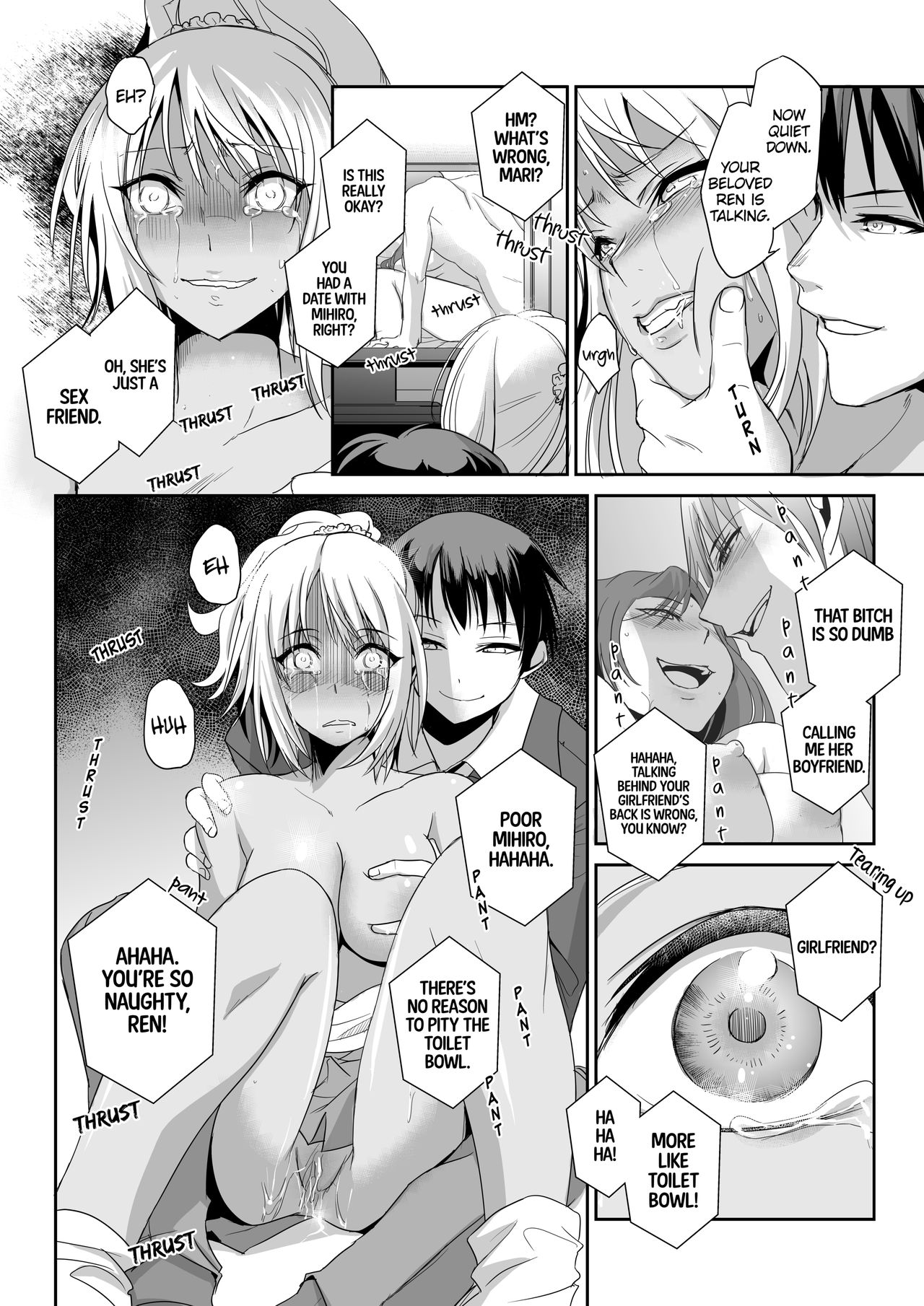 Zettai fukujuu! Hatsujō JK kousei puroguramu 4-shou： Ochikobore no JK o hame choukyou 4 | Sexual Correction Officer Ch.4： Rebellious School Girl Rehab! 4 page 10 full