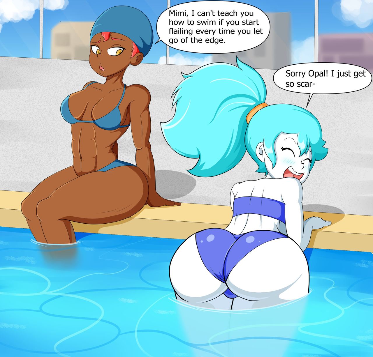 Scared Mimi page 1 full