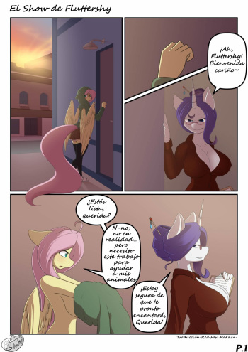 [silverfox057] Fluttershy's Show / El Show de Fluttershy (My Little Pony Friendship Is Magic) [Spanish] [Red Fox Makkan] cover