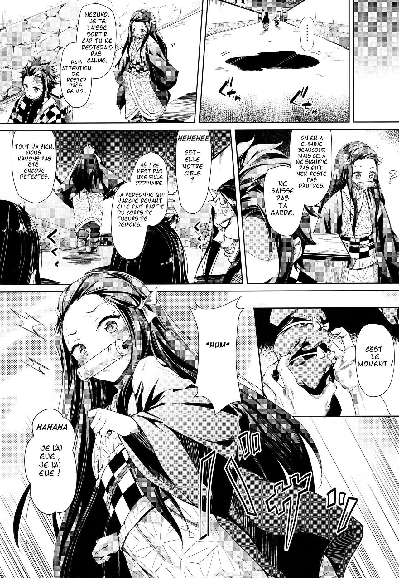 Moshi Nezuko ga Warui Hito ni Tsukamattara... page 1 full