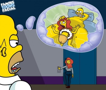 Homer Fucks Assistant Mindy Simmons cover