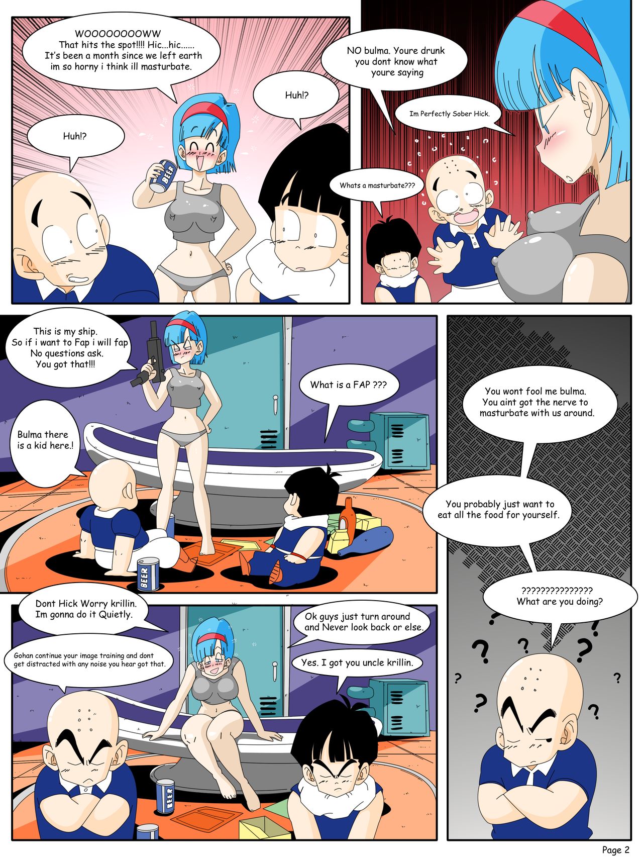 Bulma's Nightmare page 6 full