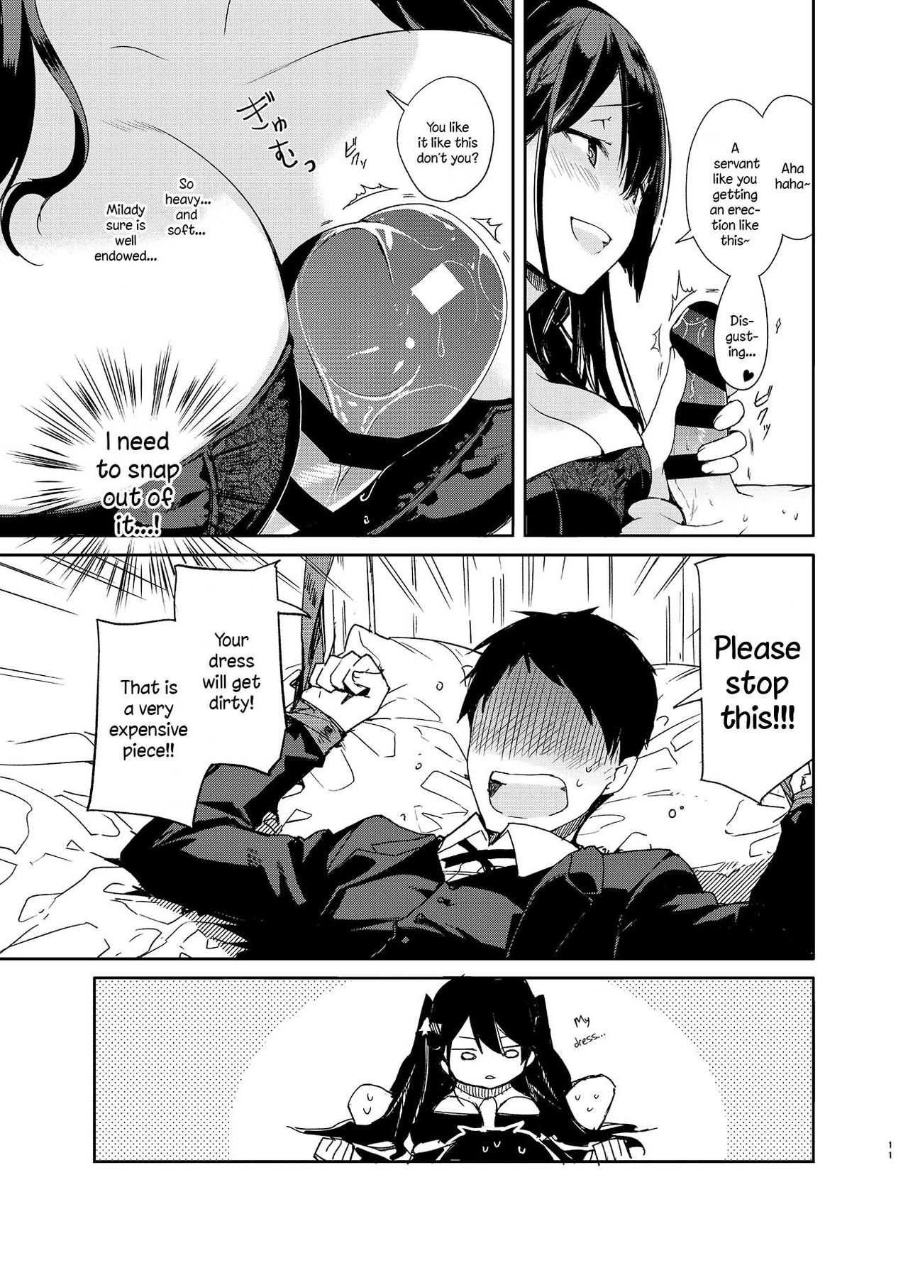 Takabisha Kyonyuu Ojou-sama to Himitsu no Ecchi page 11 full