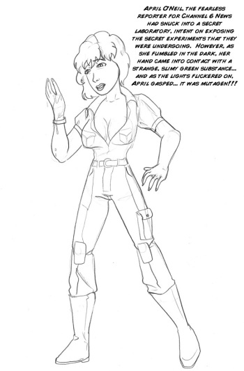[Arania] April the Mutant Turtle cover