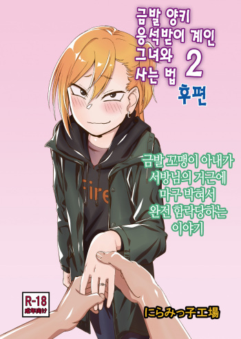 [Niramikko Koujou] Kinpatsu Yancha-kei na Kanojo to no Kurashikata 2 Kouhen | 금발 양키 응석받이 계인 그녀와 사는 법 2 후편 [Korean] [Digital] cover