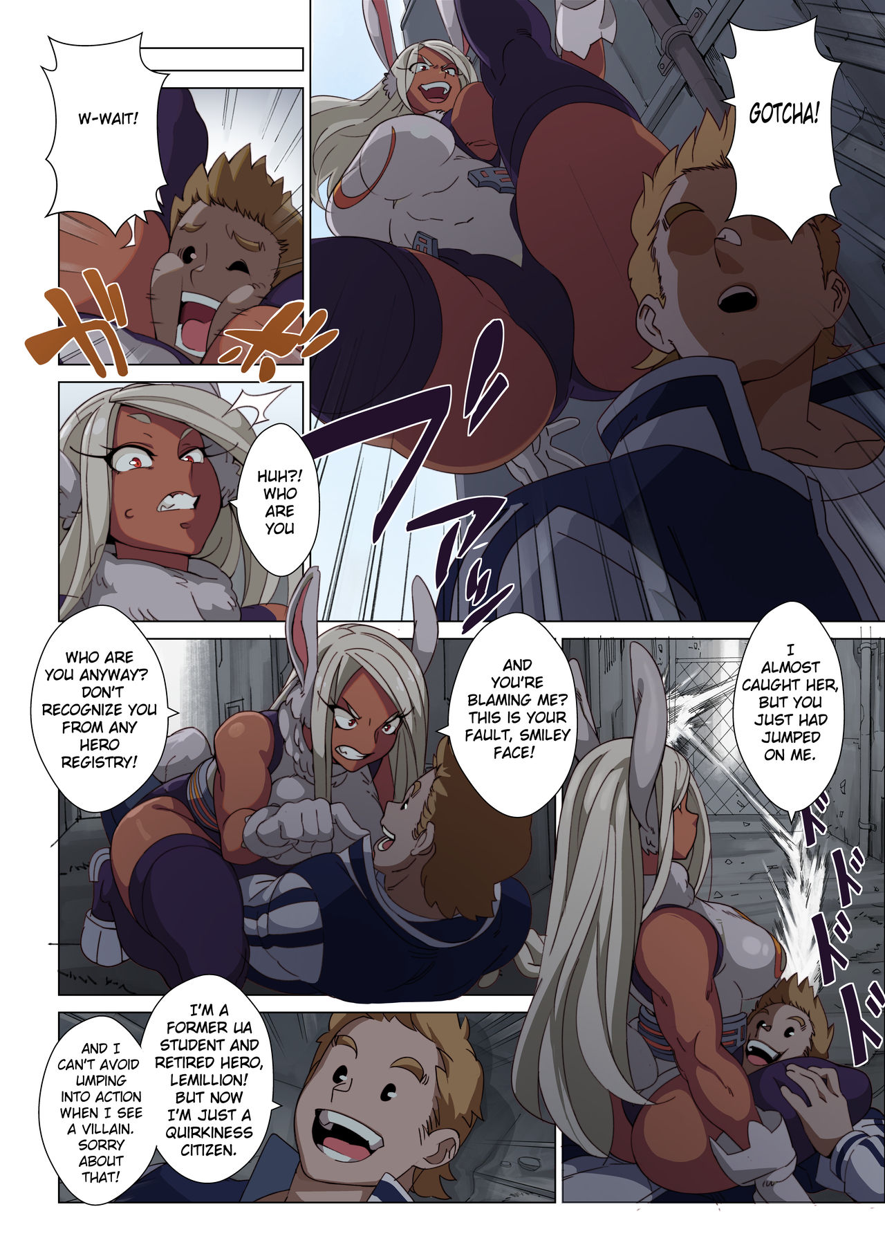Mirko and the Quirk of Love! page 6 full