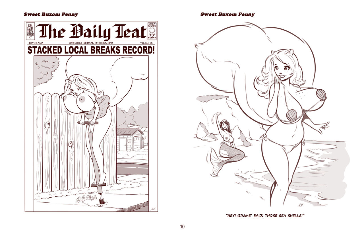 Sweet Buxom Penny Cartoons page 11 full