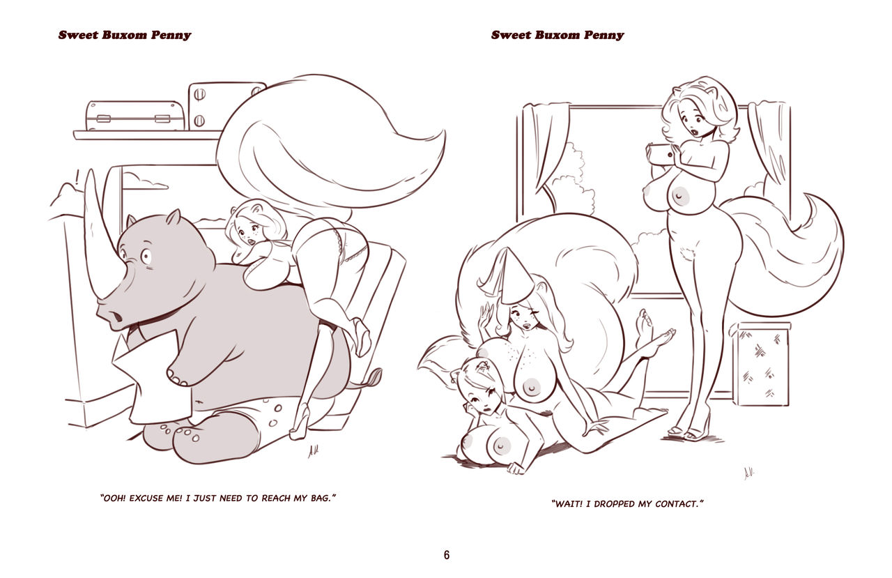 Sweet Buxom Penny Cartoons page 7 full
