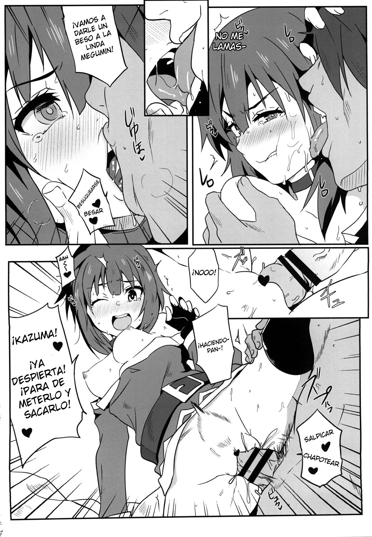 Megumin ni Kareina Shasei o! 4 | ¡Bendiciendo a Megumin con una Magnífica Explosión! 4 page 10 full