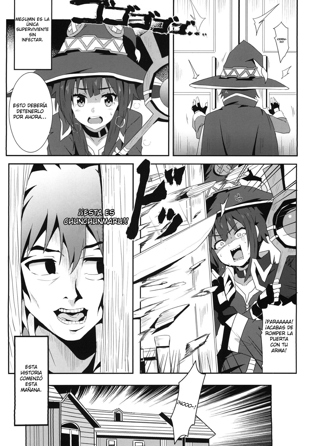 Megumin ni Kareina Shasei o! 4 | ¡Bendiciendo a Megumin con una Magnífica Explosión! 4 page 4 full