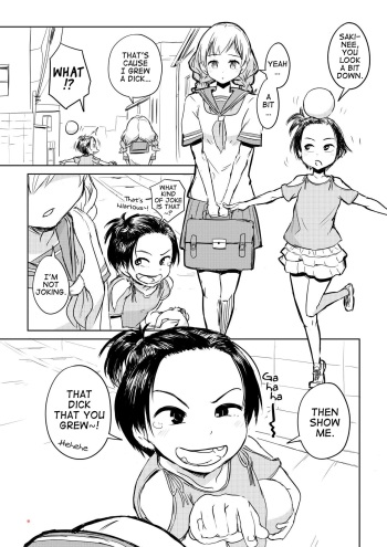 [Ayanakitori] Chinko ga Haetara Dou suru ka? Kinjo no Gakincho Hen | What Would You Do If You Grew a Dick? Neighborhood Brat Chapter [English] [Erokawa_senpai] cover