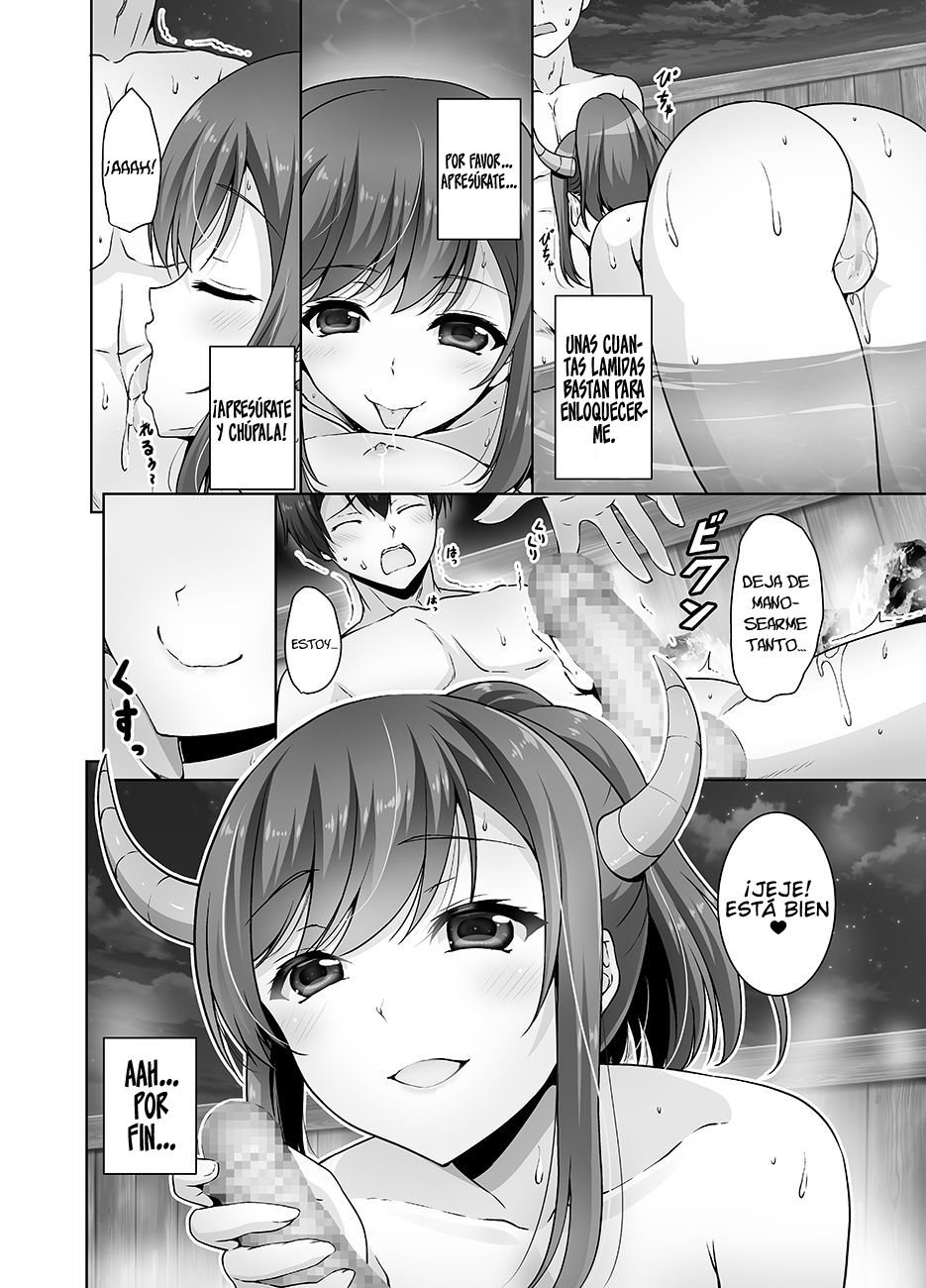 Tottemo H na Succubus Onee-chan to Onsen de Shippori Sex page 11 full