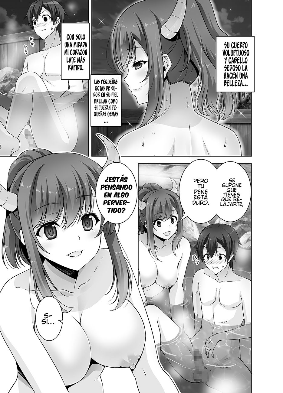 Tottemo H na Succubus Onee-chan to Onsen de Shippori Sex page 8 full