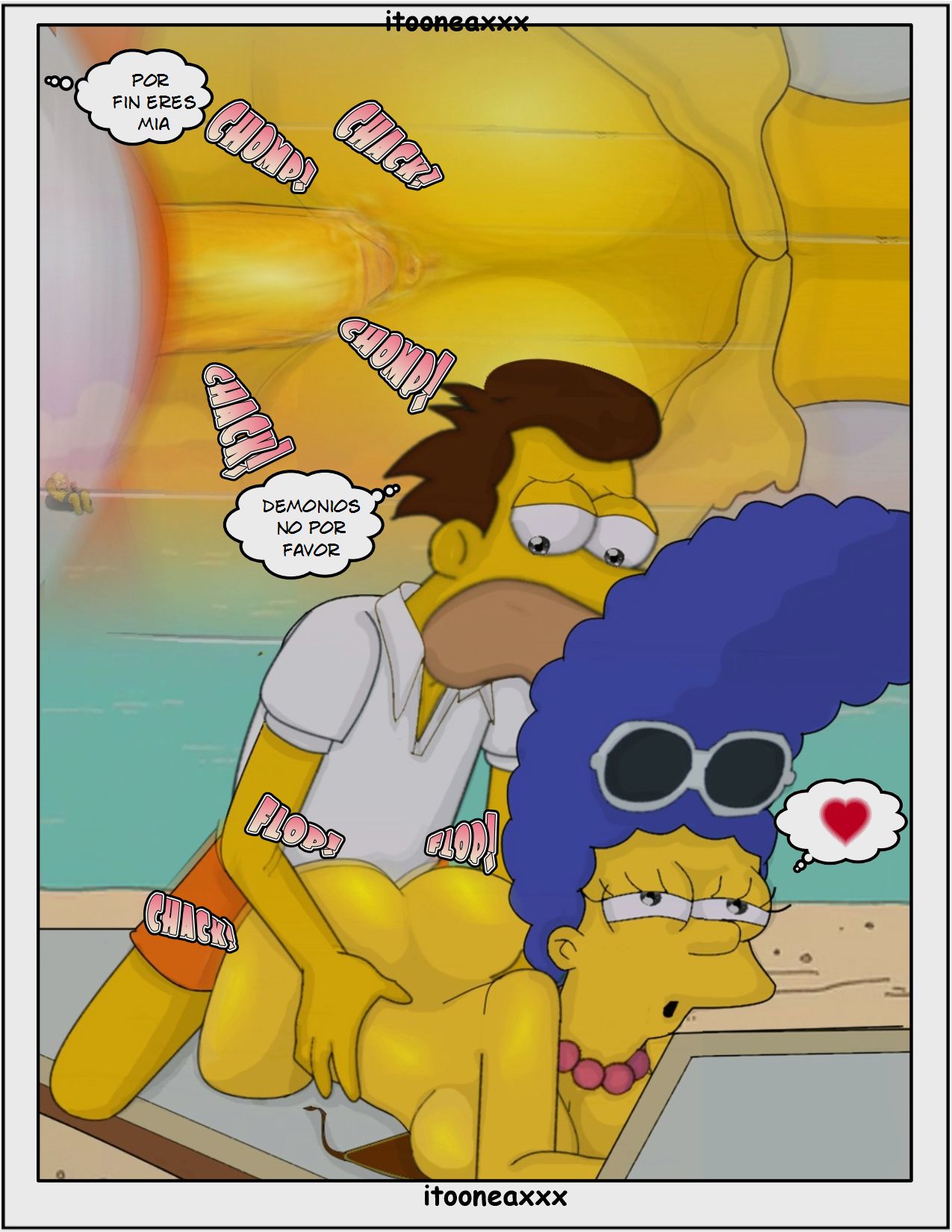 Simpsons xxx - En la playa page 11 full