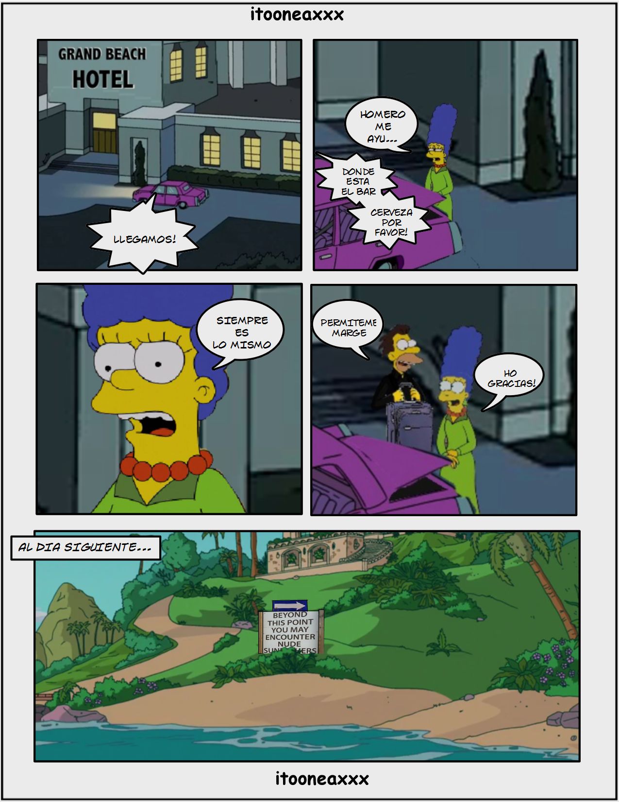 Simpsons xxx - En la playa page 2 full