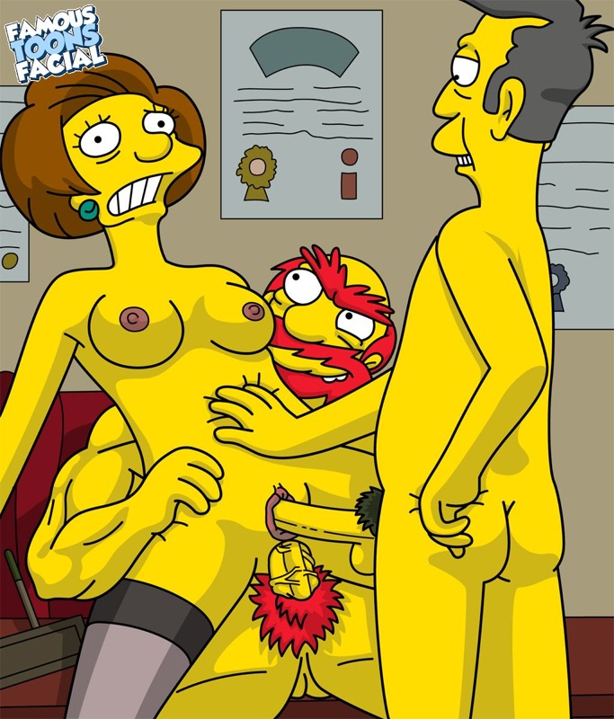 Edna Krabappel Fucked Hard By Willie and Skinner page 9 full