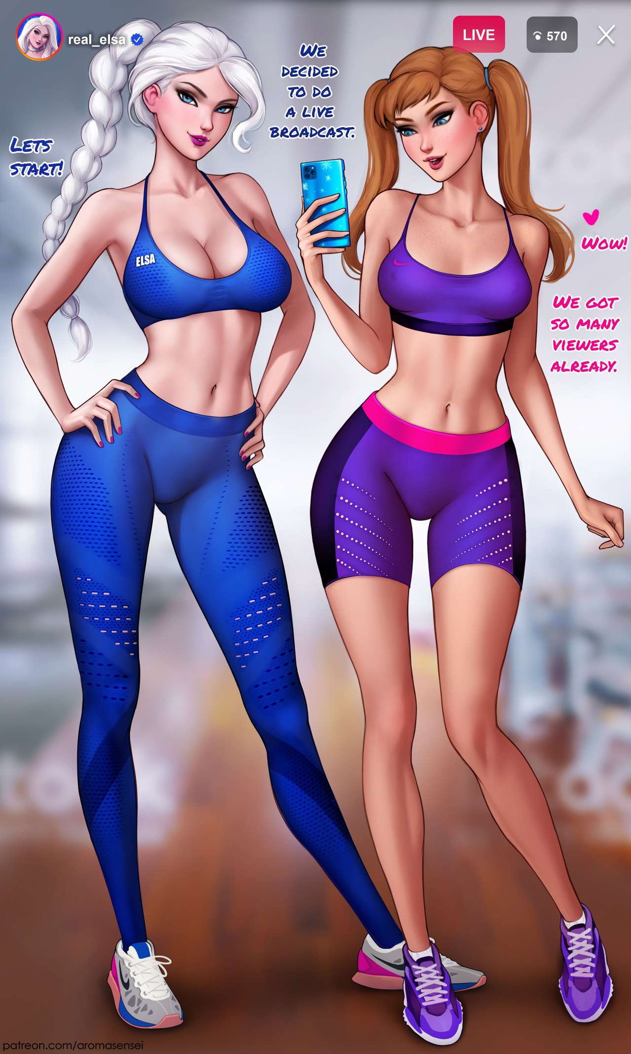 Aroma Sensei-How to train your ass with Elsa page 1 full