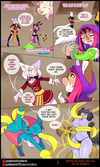 [Matemi] Girls Night In Part 2 (a Silver Soul DnD mini-comic) cover