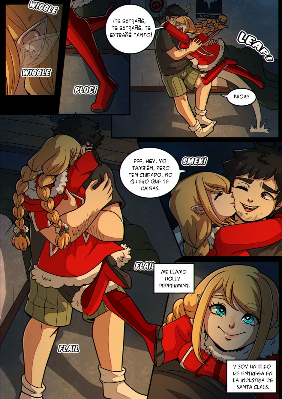 A Holly Holidays  - Complete page 8 full