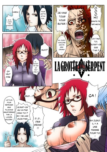 (C72) [Nagaredamaya (Mosha)] Hebi no Ana | La grotte du serpent (X JUMP 2007-8) (Naruto) [French] [Spermatron][Colorized] [Decensored] cover