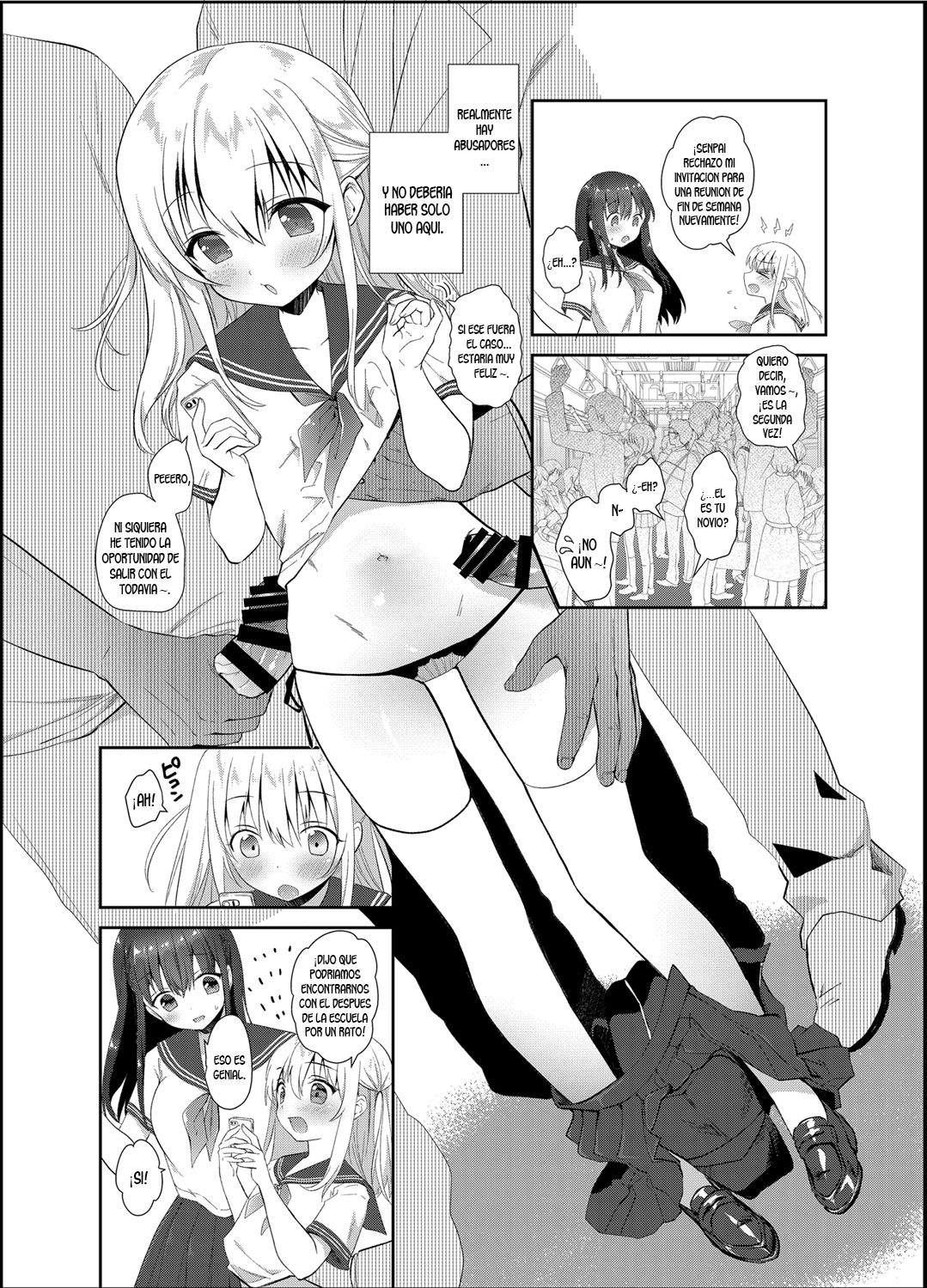 Chikan no Sonzai Shinai Subarashii Sekai | Un Mundo Maravilloso Donde Los Abusadores No Existen page 7 full
