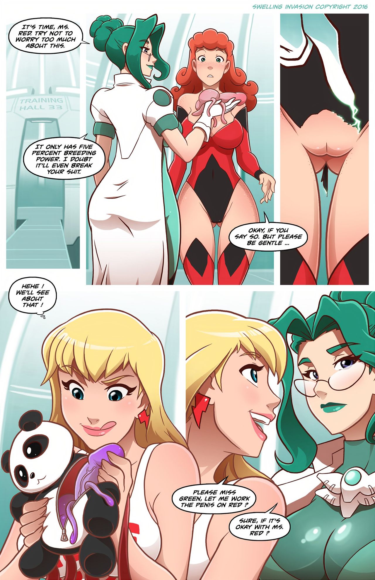 Swelling Invasion Hentai Comic