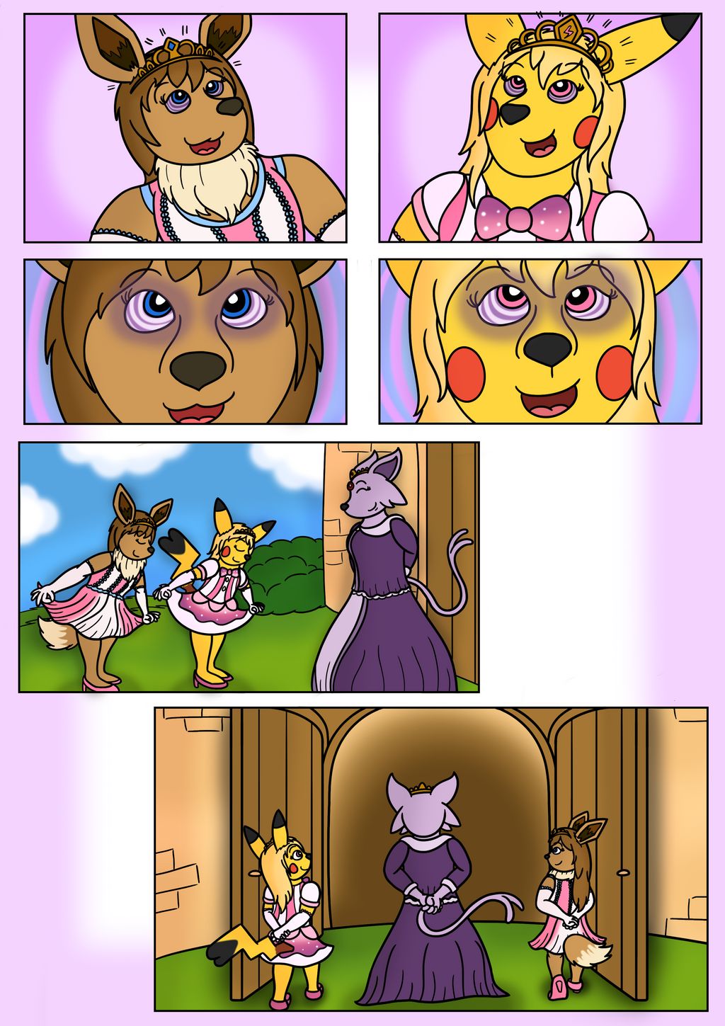 Ash Pikachu Princess TF TG AR page 4 full