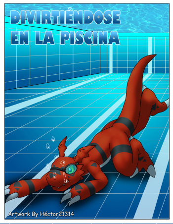 [Hector21314] Divirtiéndose en la piscina cover
