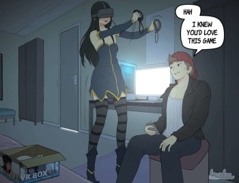 [Lewdua] VR game – Alice and Natasha cover
