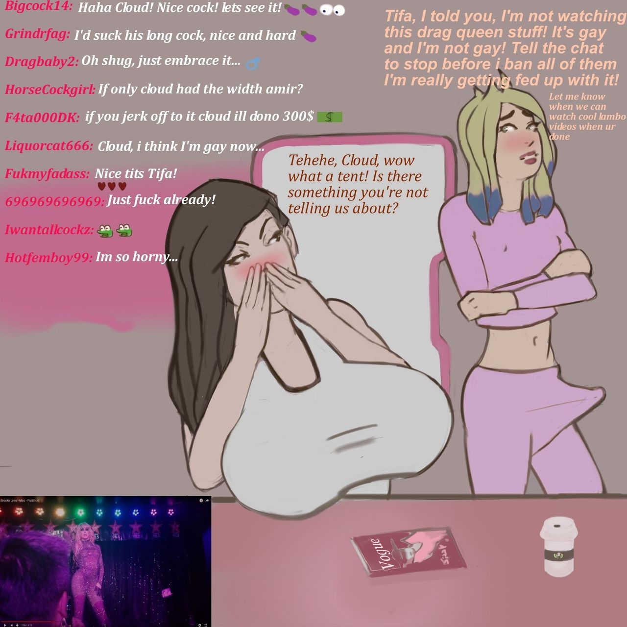 The Bimbofication of Cloud Strife page 6 full