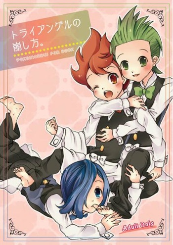 [socarrat (Fujiya Apota)] Toraianguru No Kuzushi-kata. [Sample] cover