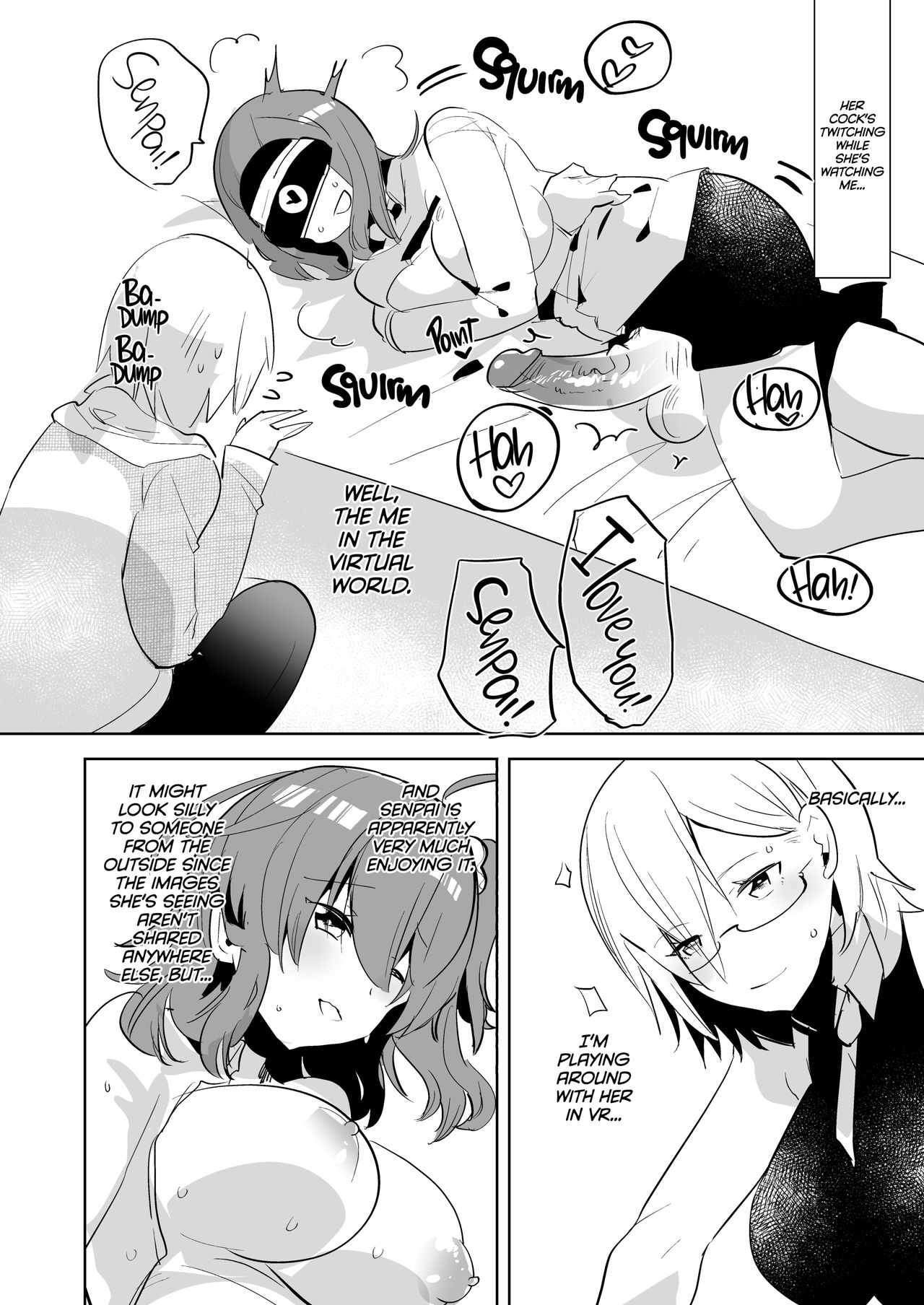Senpai, VR yori Motto Kimochi Ii Futanari Nama Ecchi Shimasen ka? page 5 full