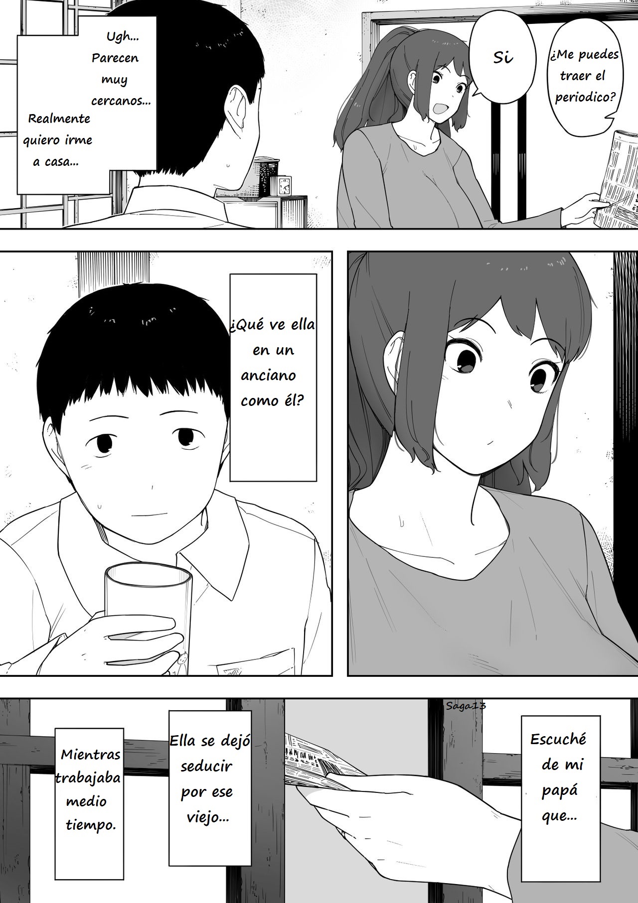 Nande Sonna Yatsu ga Iin da yo... -Jijii to Uwaki Ninshin Saikon shita Kaa-san - page 12 full