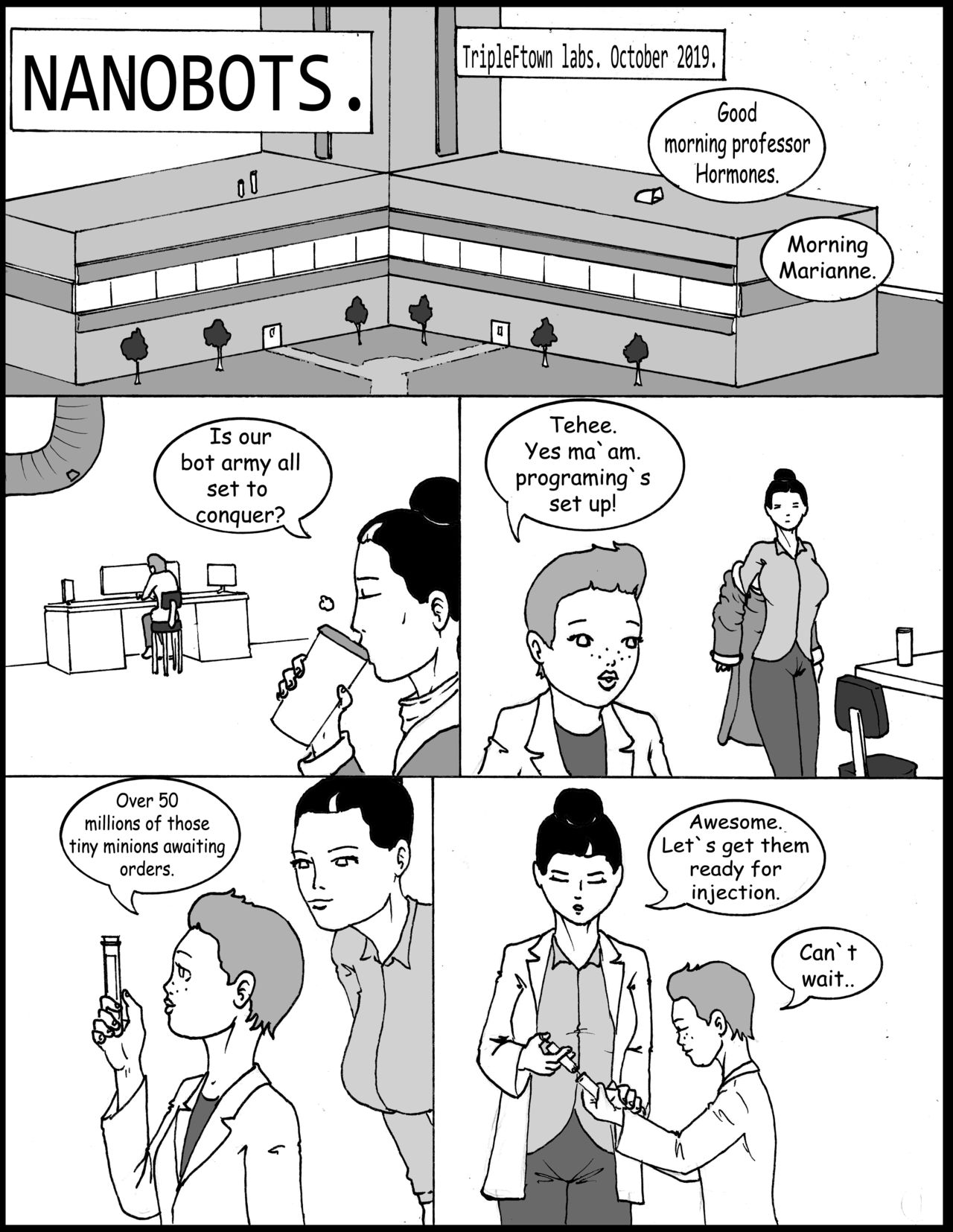 Nanobots page 1 full