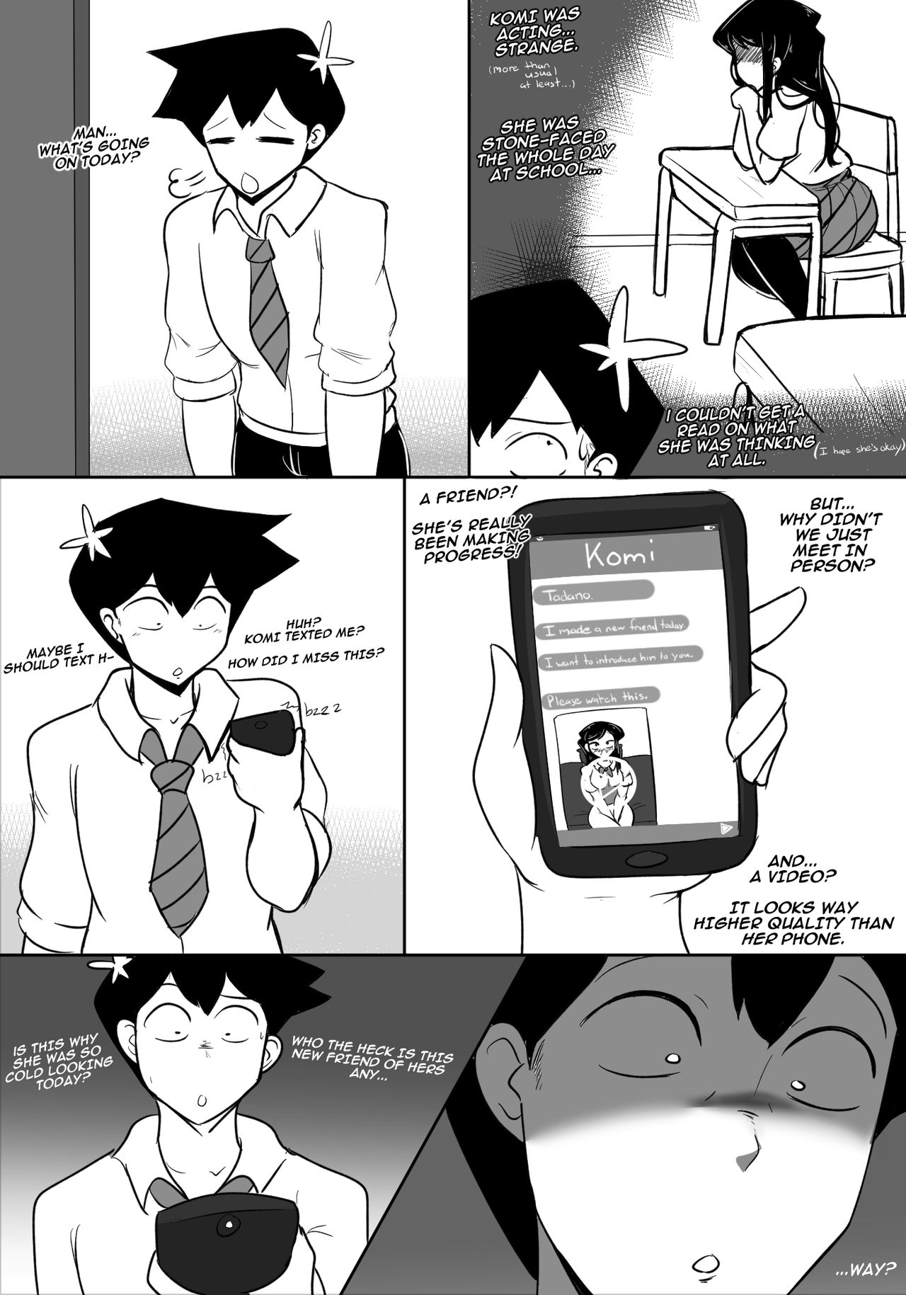 Komi NTR Comic - Page 1 - Comic Porn XXX