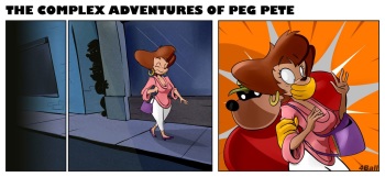 [fourball] The Complex Adventures of Peg Pete (Goof Troop) cover