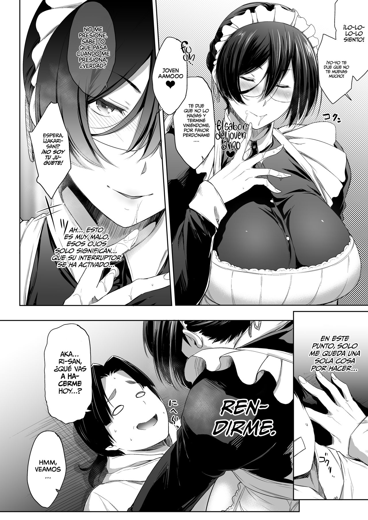 Maid Kanojo to Toshishita Kareshi | El Joven Novio y La Novia Maid page 11 full