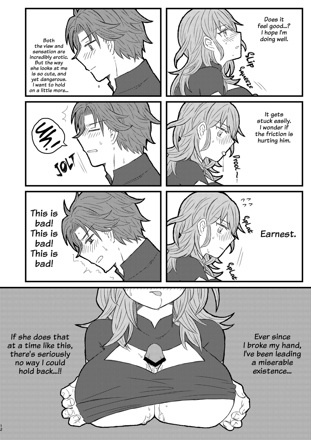 Byleth Sensei ga Mune de Shite kureru Hon | A book where Byleth-sensei gives a titfuck page 11 full