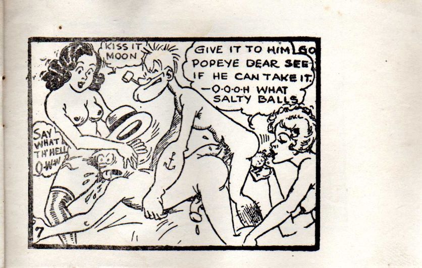 Moon Mullins and Popeye in "Stepping Out" page 8 full