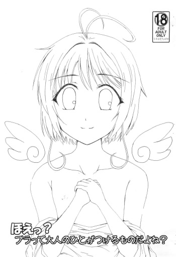 [Wonder Stroke (Mishima Shimon)] Hoe? Bra tte Otona no Hito ga Tsukeru mono da yo ne? (Cardcaptor Sakura) cover