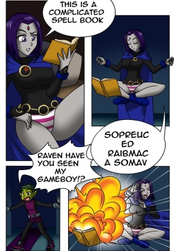 Beastboy & Raven swap bodies