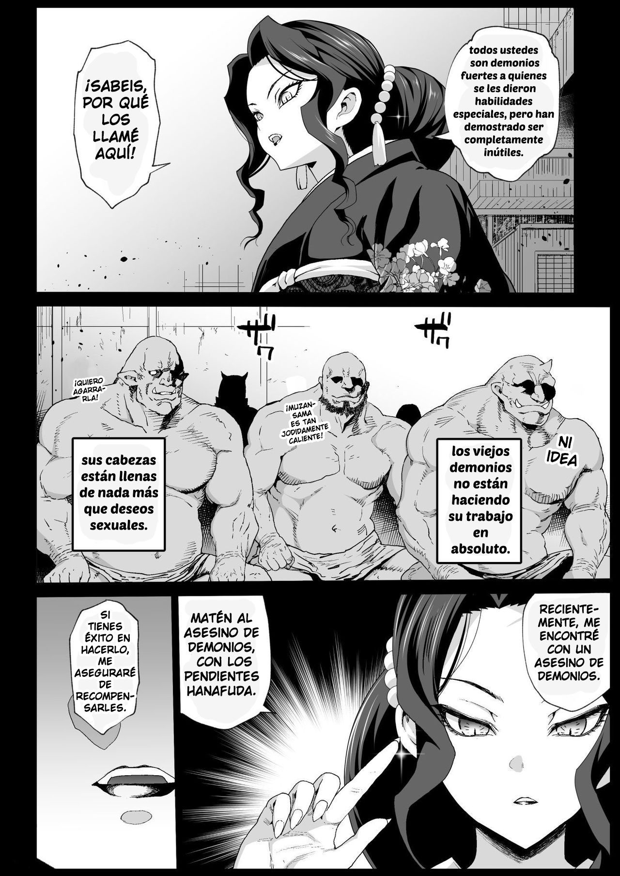 Mesu Ochi Jou Muzan-sama - RAPE OF DEMON SLAYER 4 | Making a Mess of Lady  Muzan-sama - RAPE OF DEMON SLAYER 4 - Page 6 - Comic Porn XXX