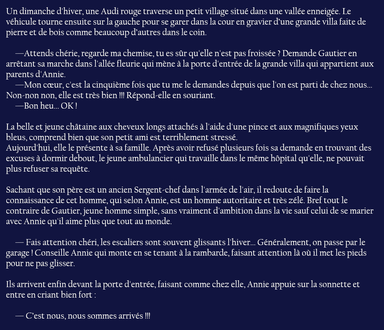 La demande en Mariage  Chapitre 1  French page 6 full