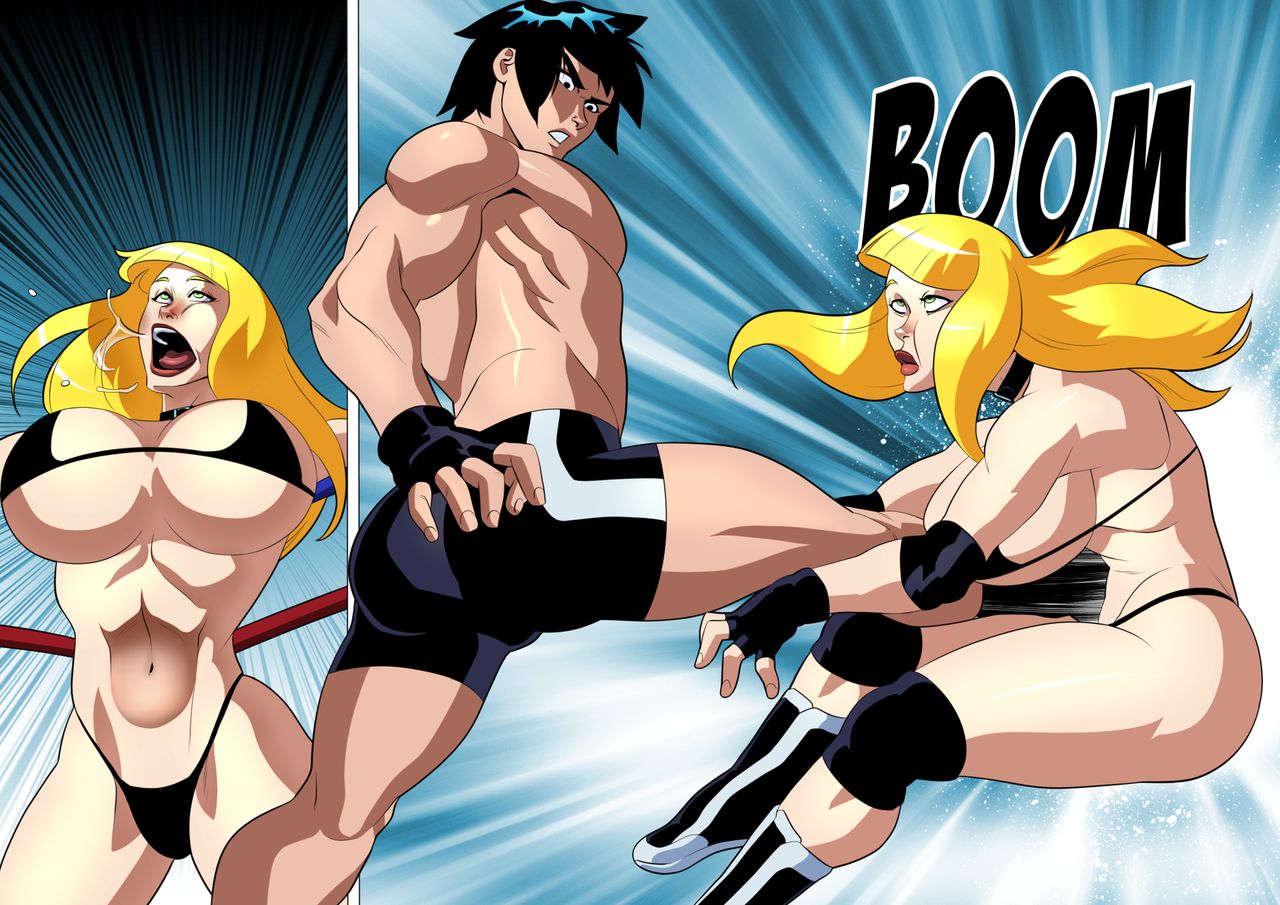 ELINA vs DOM MIXED MMA MATCH page 5 full