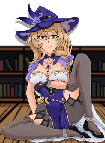 [Pixiv] shadow1.rlan - Genshin Impact-Lisa cover